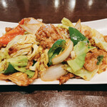 豫園 - 豚肉とキャベツの甘味噌炒め (ランチ定食)