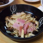 一心水産 - きのこベーコンバター