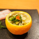 日本料理 たかむら - ズワイガニの和え物