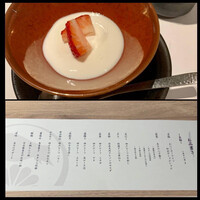 柳橋焼にく わにく - お品書きとデザート