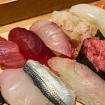 Sushi Masa - 握りのアップ