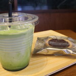 カカシカフェ - 抹茶ラテ（アイス）　380円