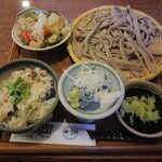 Momotei - 蕎麦定食（太打ち田舎蕎麦）