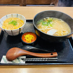 Teuchi Udon Kendonya - ◆うどん定食
      ☆ミニ丼Aセット（うどん&ミニ親子丼）
