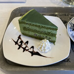 カフェ レストラン マチャ - 一番茶使用 京都宇治抹茶ケーキ。美味し。