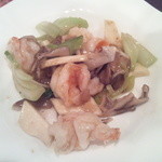 中国旬菜 茶馬燕 - コース-天然エビと季節の野菜のマレーソース炒め