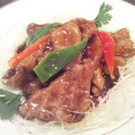 中国旬菜 茶馬燕 - コース-幻の太湖豚の黒酢酢豚