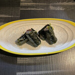 圭蔵 - 鯵たたき磯辺巻き