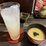 圭蔵 - 二十世紀梨サワーとお通し