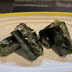 圭蔵 - 鯵たたき磯辺巻き