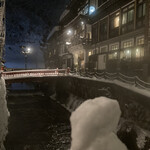 古勢起屋 - 雪だるまちゃんも見とれる景色
