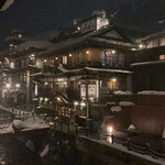 古勢起屋 - 夜も更けてからの部屋からの眺め