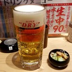 新時代44 - 生ビール：90円+税