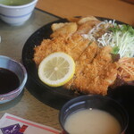 かめうら苑 - 豚カツ定食