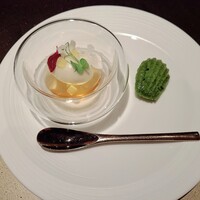 嘉門 - 前菜 カリフラワーのムースやらなんやら