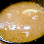 麺座 でん - スープ割り