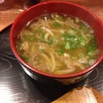 逢阪にこにこ庵 - かすうどん