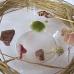 ウシマル - 地鶏のわら焼き