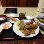 金園美食 - 唐揚げ定食/¥880  五目麺¥680