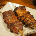 Kushiyaki Yakitonya Tayutayu - おまかせ焼とん5串（タンソデ、スタミナホルモン）