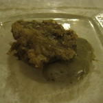 ウシマル - ヒラタケフリットは新蕎麦の香り高し