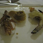 ウシマル - 車海老の冷製かっぺりーニはミソのソースが旨い。