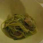 ウシマル - ハマグリと下仁田葱のスパゲッティ