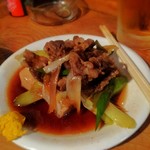 岸田屋 - 肉どうふ 650円