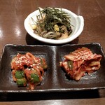 TOKYO焼肉ごぉ - ごぉのまぜナムル、キムチ盛り合わせ