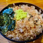 萬吉禎 - わさび丼（小）300円。ツーンとする山葵でした。