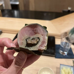 鮨 むらやま - 鯖の棒鮨♡色々入っておる♡