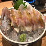 Sushi Izakaya Nihonkai - のどぐろ炙り姿作り　１１８０円