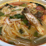 さいとう食堂 - 【トムヤムヌードル】海老と酸っぱ辛いスープがやみつきになります！