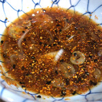 朝めし酒場 ナニコレ食堂 - ポン酢に唐辛子を沢山ｗ