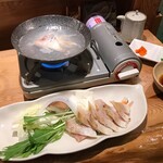 Sushi Izakaya Nihonkai - のどぐろしゃぶしゃぶ１２８０円