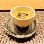 おが和 - ☆天然とらふぐ白子の炭火焼き　ふぐの焼きヒレを乗せて（山口・下関）