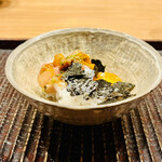 おが和 - ◎本鮪、海苔、黄身かけご飯