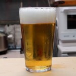 家庭料理 小川 - スーパードライ生ビール