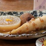 大八 - 大根、ひろうす、ちくわ