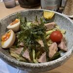 布施 細見商店 - 極太冷麺（味玉付き）（￥900）