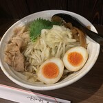 麺屋 団長 - 男のまぜ麺（250g）・炒め野菜盛り