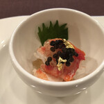 ステーキハウス バロン - タラバ蟹のポン酢ジュレ