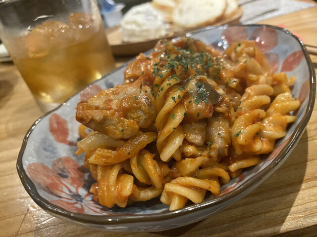 トマトクリームパスタ