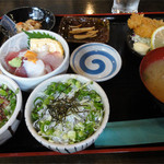 Kanagawasuisan - 3色丼セットです