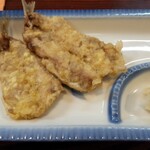 山家食堂 - 小イワシ天