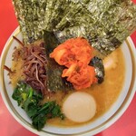 ラーメン濱野家 - チャーシューメン(並)＋のり・きくらげ・キムチ増し