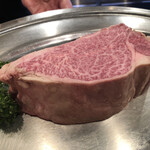 ステーキハウス バロン - Ａ５の11 削る前