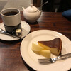 フランジパニ - 手作りケーキセット　ベイクドチーズケーキ(730円)