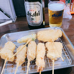 Kushikatsu Kamitaka - 串カツとビール