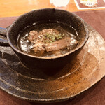 ステーキハウス バロン - テールスープ　手間ひまかかってます